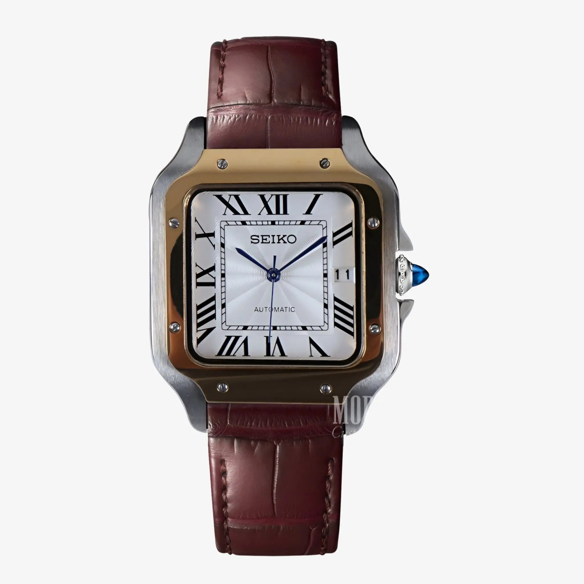 Santeiko | White Brown Leather