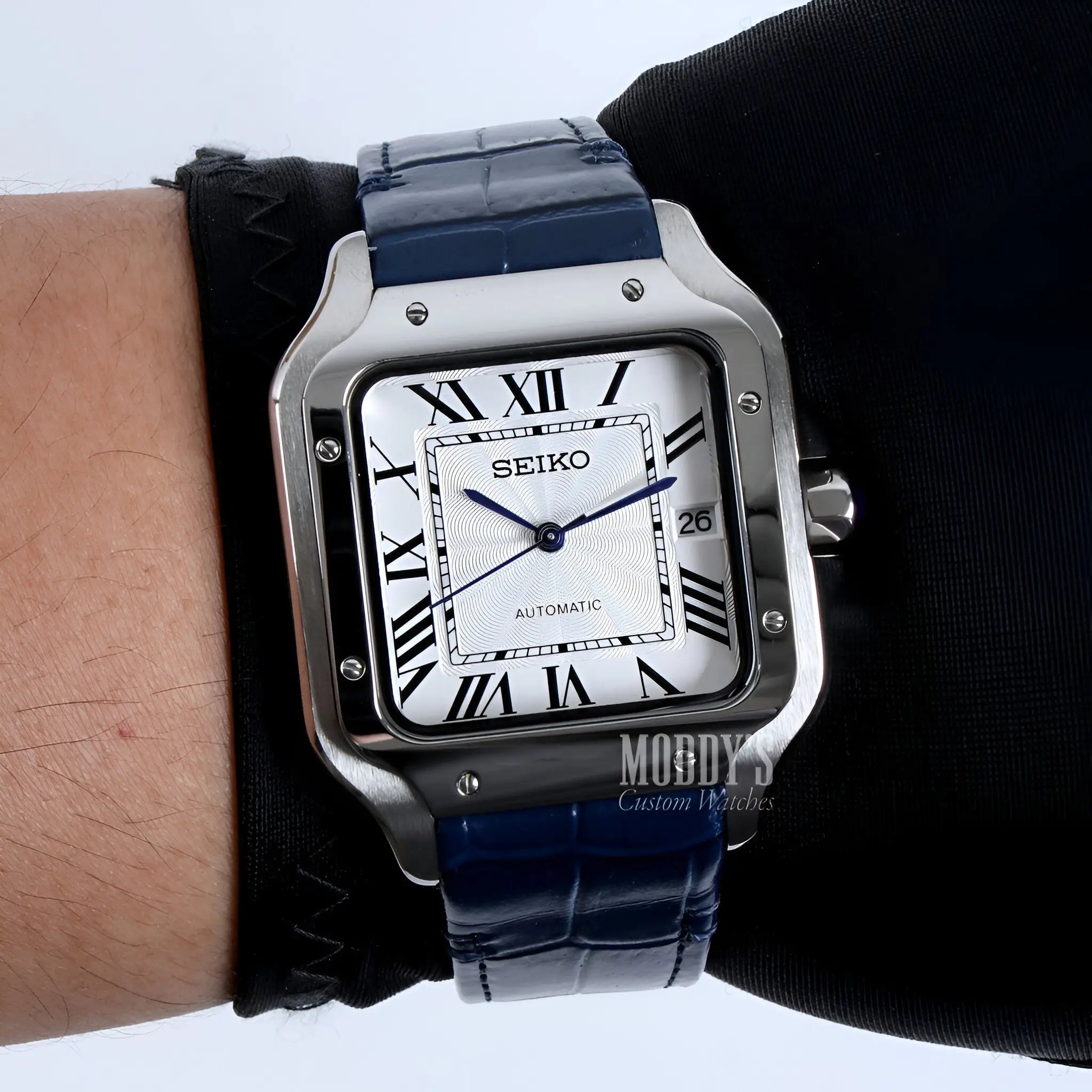 Santeiko | White Blue Leather - Image 2