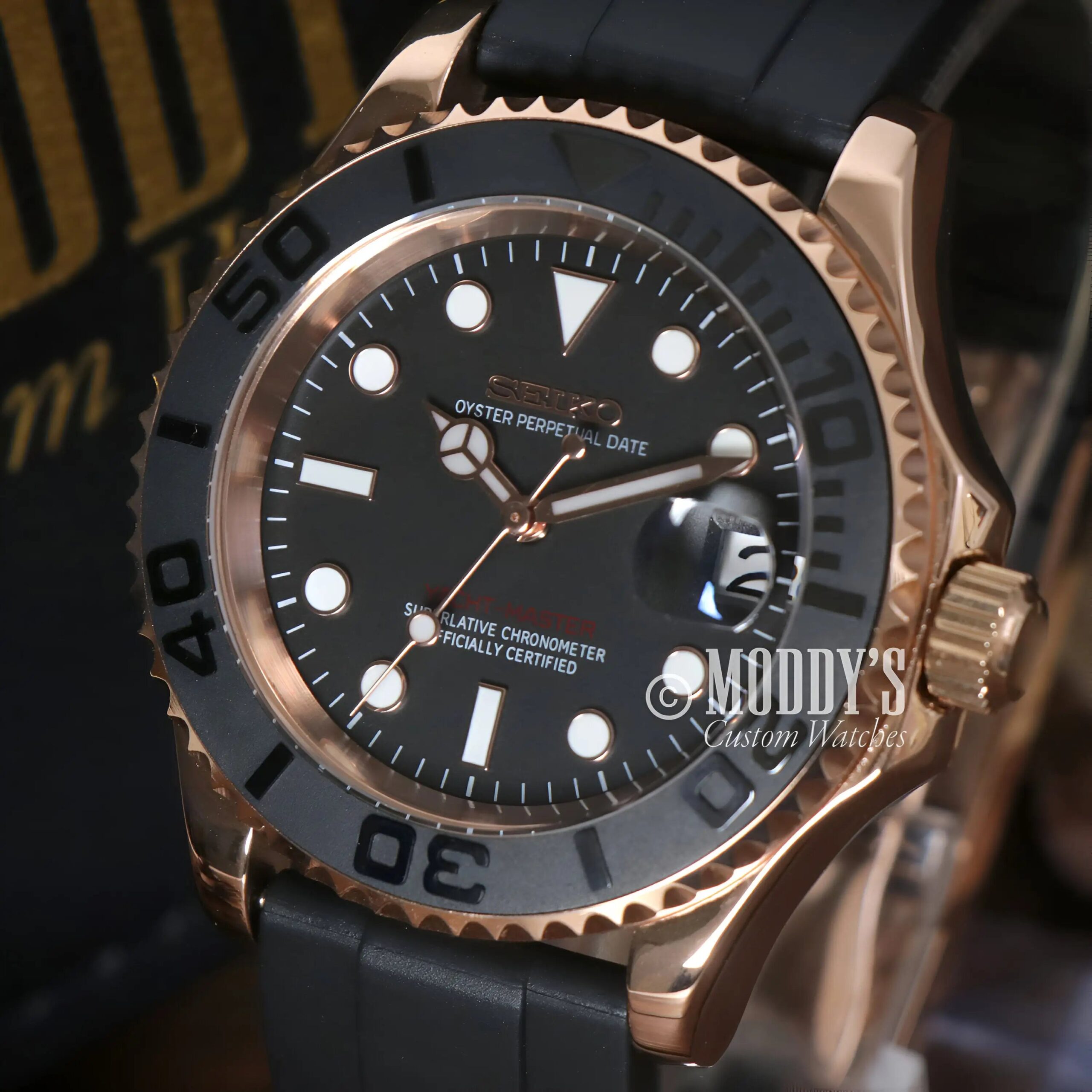 Seikomariner | Rose Gold - Black - Image 3