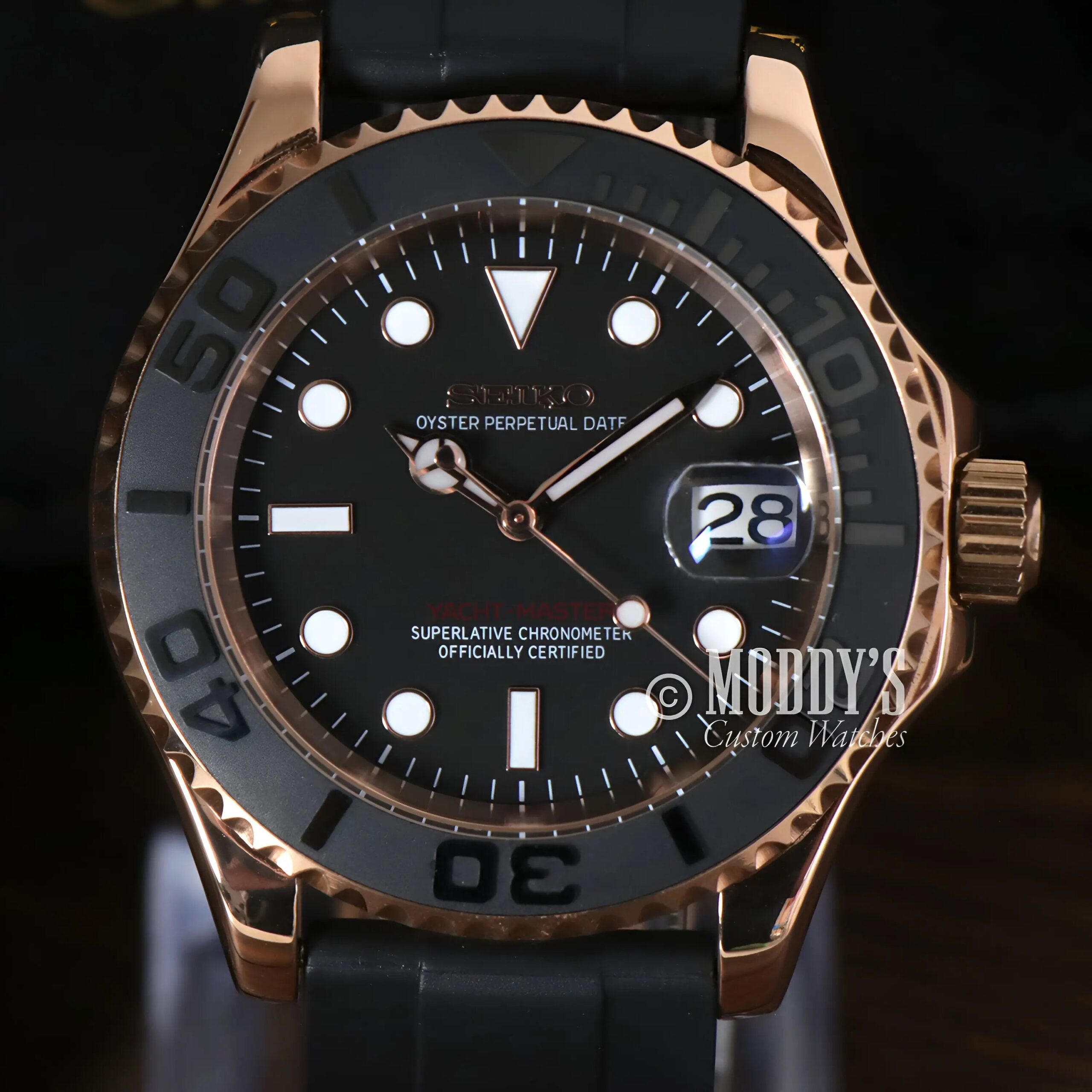 Seikomariner | Rose Gold - Black - Image 2