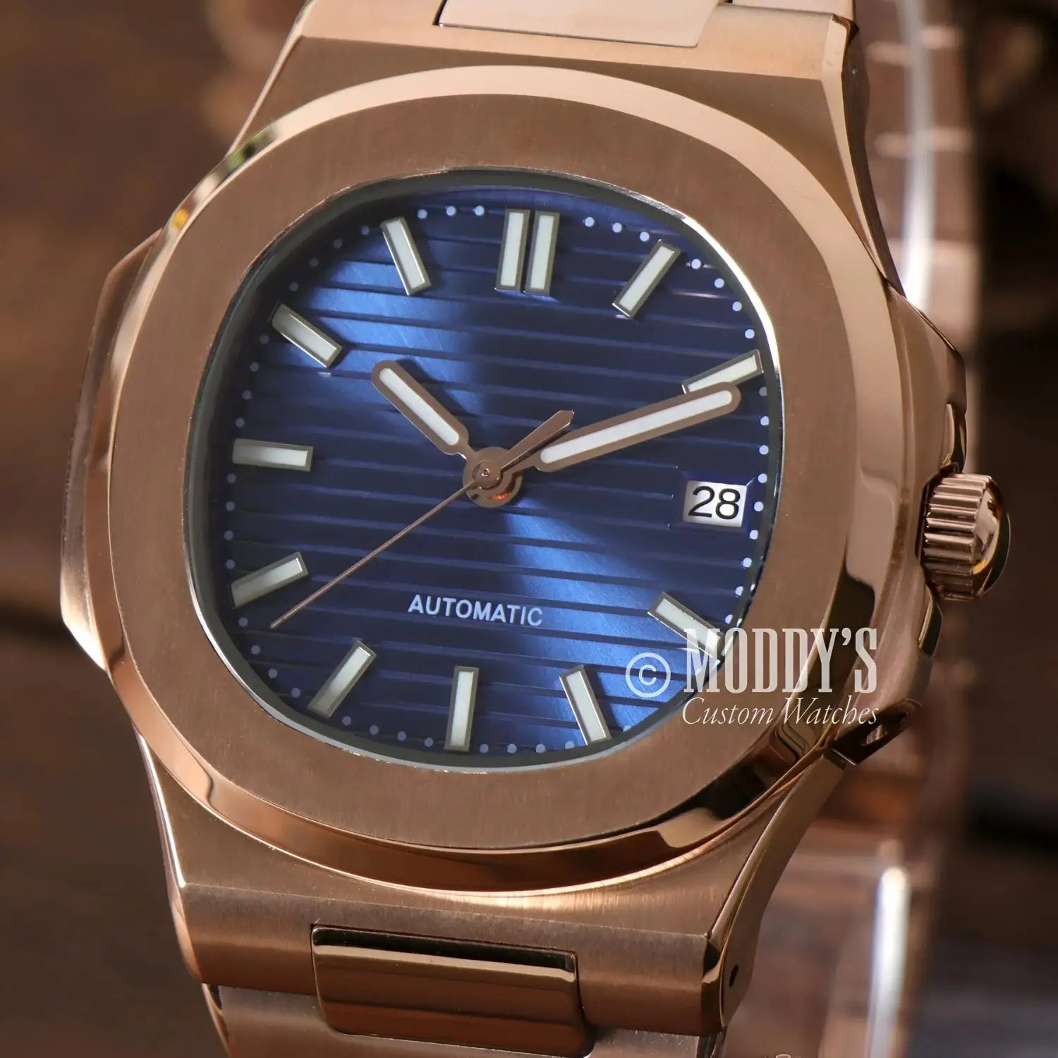 Nautiko | Rose Gold Royal Blue