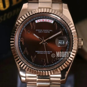 Seikojust | Daydate Rose Gold - Chocolate Arabic